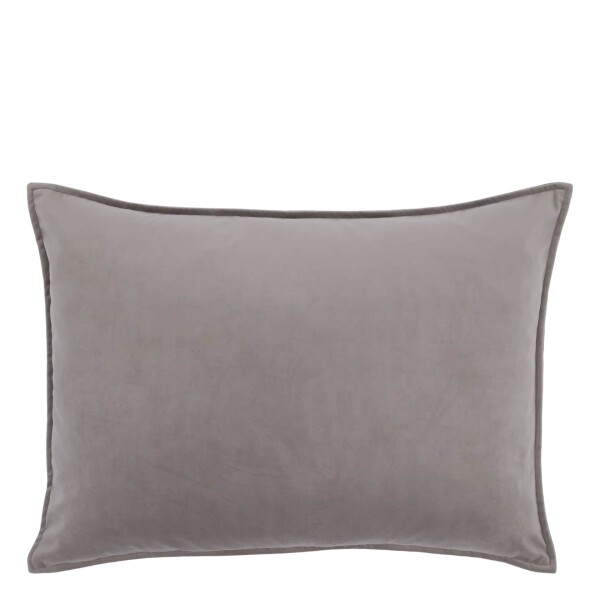 Chic Antique Sametový povlak na polštář Aix Thunder Grey 50 × 70 cm, šedá barva, textil