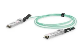 Digitus QSFP28-QSFP28 100G tyrkysová / Optický kabel / 10 m / OM3/OM4 / 100 Gbit/s (DN-81626)