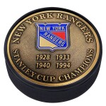Fanatics Puk New York Rangers NHL Stanley Cup Champions Medallion Collection