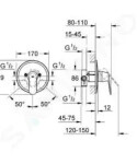 GROHE - Eurosmart Cosmopolitan Sprchová baterie pod omítku, chrom 32880000