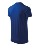 Heavy V-neck tričko unisex královská modrá L