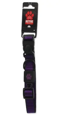 ACTIVE DOG Obojek Strong L fialová / Nylonový / šířka 2,5 cm / obvod 45-68 cm (0904-90567)