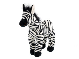 Plyšová zebra stojící 28 cm