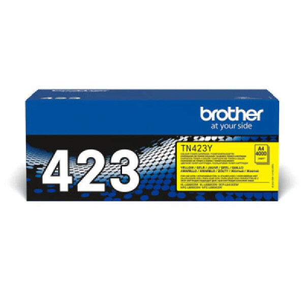 BROTHER Toner TN-423Y pro HL-L8260CDW/HL-L8360CDW/DCP-L8410CDW, 4.000 stran, Yellow - originální EDF_3860155