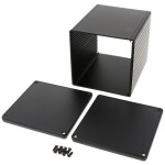 Hammond Electronics 1455NS1202BK univerzální pouzdro 120 x 103 x 103 hliník extrudovaný černá 1 ks