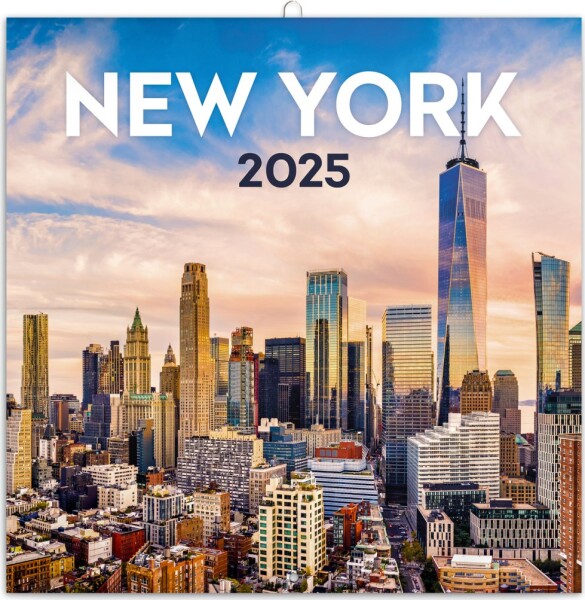 Poznámkový kalendář New York 2025, 30 30 cm
