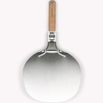 Garden Trading Lopatka na pizzu Ø 32 cm, stříbrná barva, dřevo, kov