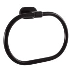 RAV Slezák - YUKON - Koupelnový doplněk Kruh na ručníky, Černá - matná YUA0104CMAT YUA0104CMAT