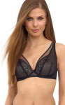Dámská podprsenka / bralette 2526 Černá LupoLine černá 65E