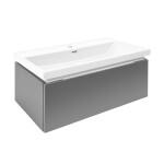 Koupelnová skříňka s umyvadlem SAT Feel 80x30x44,8 cm antracit mat SATFEEL80ANTU4 SATFEEL80ANTU4
