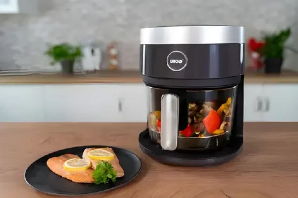 Unold 58695 černá / Horkovzdušná fritéza / 1200 W / 3,5 l / 65-200 °C / 10 programů (58695)