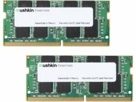 Mushkin Essentials 64GB(2x32GB) 2666MHz / DDR4 / SO-DIMM / CL19-19-19-43 / 1.2V (MES4S266KF32GX2)