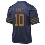 Nike Dětský dres Green Bay Packers NFL Jordan Love #10 Game Football Throwback ALT Navy (YOUTH)