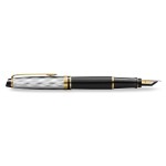 Plnicí pero Waterman Expert Reflections of Paris SE DLX Black GT, hrot M