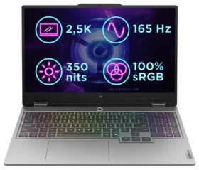 Lenovo LOQ 15IRX10 šedá / 15.6" WQHD / Intel Core i7-14700HX 2.1GHz / 32GB / 1TB SSD / RTX 5060 8GB / Bez OS (83JE0096CK)