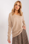 Sweter TO SW model 19069183 camelowy - FPrice Velikost: jedna velikost