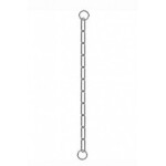 Obojek kovový stahovák dlouhá oka 1-řadý 50cm