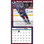JF Turner Kalendář Colorado Avalanche NHL 2026 Wall Calendar
