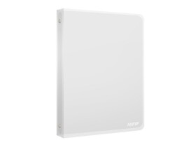 Pořadač M 4-kroužek čirý PP A4