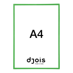 Djois magnetický rámeček - Display Frame, A4, zelený, 1 ks