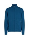 ICEBREAKER Mens 400 RealFleece Descender LS Zip, Atlantis velikost: M