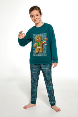 Chlapecké pyžamo 593/153 COOKIE zelená