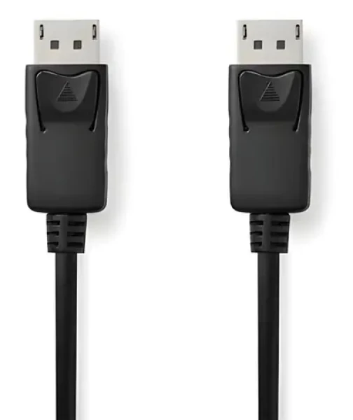 Nedis CCGL37010BK20 černá / Kabel DisplayPort / DisplayPort zástrčka - DisplayPort zástrčka / 4K/60Hz / 2 m (CCGL37010BK20)