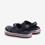 Dětské plážovky Coqui 6423 Navy/White Velikost: 28-29