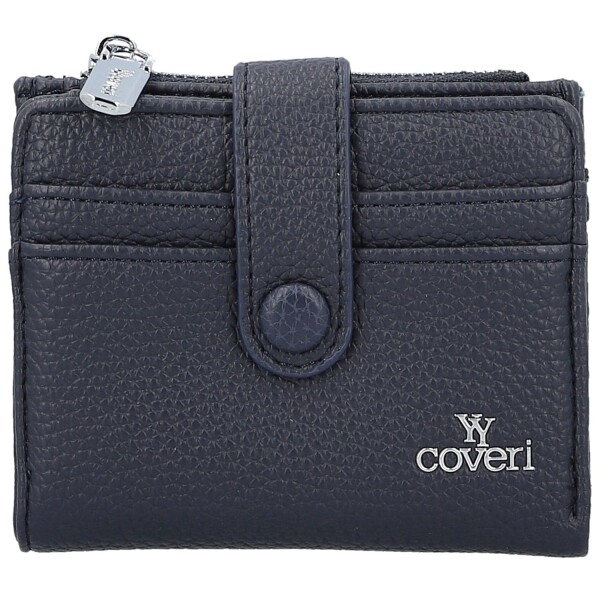 Trendy dámská mini koženková peněženka Coveri Arbi, tmavě modrá