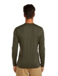 ICEBREAKER Mens 200 Oasis LS Crewe, Dark Loden velikost: S