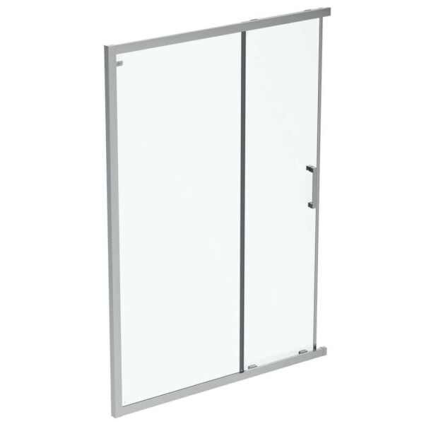 IDEAL STANDARD - Connect 2 Posuvné sprchové dveře, dvoudílné, 70 cm, silver bright/čiré sklo K9257EO