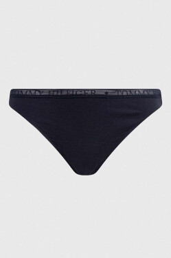 Dámská tanga 3Pack UW0UW04890 0V6 růžovo/modro/černé Tommy Hilfiger