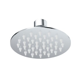 Mereo Talířová sprcha horní, Slim, kulatá, ø 100 mm, s kloubem, nerez CB485M