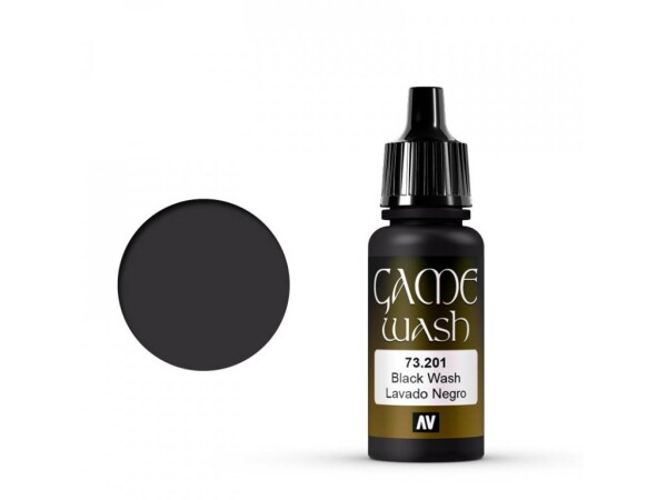 Vallejo Game Color 73201 Black 18 ml