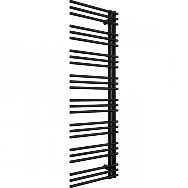 CERANO Koupelnový radiátor Burke - L/P - asymetrické připojení 50mm - 750W - černá matná - 1600x500 mm