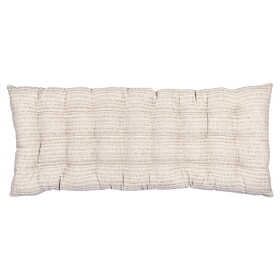 GREEN GATE Prošívaný sedák Emory Beige 50 x 120 cm, béžová barva, textil