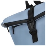 Trendy dámský pogumovaný batoh Andree, světle modrá