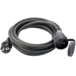 Prodlužovací kabel venkovní, 10m, 1 zás., 3x1,5mm, černý, IP44, FESTA INDUSTRY
