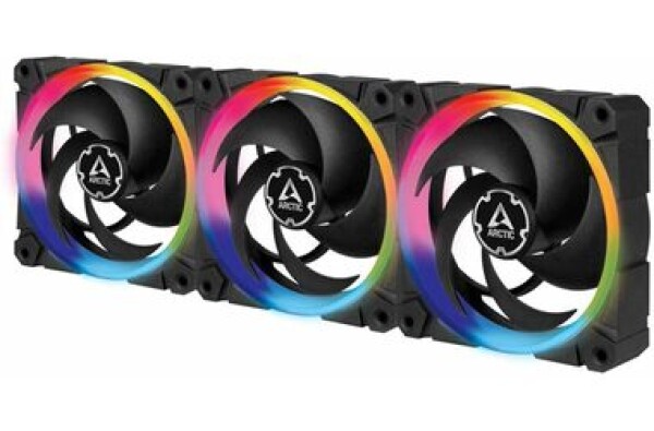 ARCTIC BioniX P120 - A-RGB Bundle černá 3ks / 120mm / FDB / 2300 RPM / 48 CFM / A-RGB / 7-Pin (ACFAN00156A)