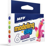 Modelovací hmota 6 ks barev NEON 100g