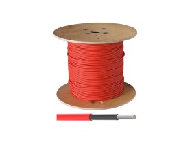 Solární kabel 6mm2, červený, 500m.