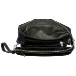 Luxusní dámská malá crossbody kabelka Katana Isadora, černá