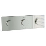 KLUDI - Tronic Termostatická baterie pod omítku, pro 2 spotřebiče, chrom 3830005-00
