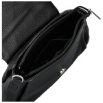 Stylová dámská koženková crossbody kabelka Kornelia, černá