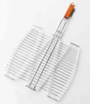 RULYT grilovací rošt na 3 ryby / Grilovací rošt / 66 x 40 cm / železo, chromovaný povrch