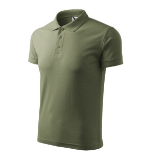 Pique Polo polokošile pánská khaki 2XL