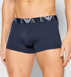 Pánské boxerky 3Pack 111473 2R715 96535 - modrá mix - Emporio Armani M modrá směs