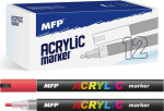 Akrylový popisovač 4mm - červený
