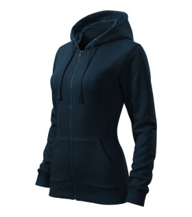Trendy Zipper mikina dámská námořní modrá L
