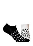 Unisex kotníkové ponožky Wola Funky W91.N02 černá 30-34